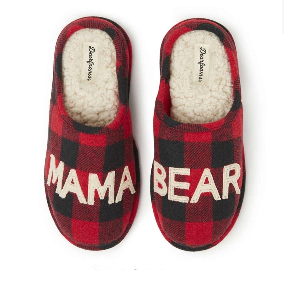 Dearfoams Mama Bear Clog Slippers